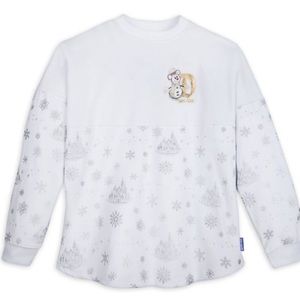 COPY - Snowflake White Disneyland Spirit Jersey Christmas Edition